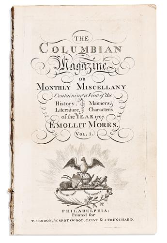 (PERIODICALS.) The Columbian Magazine, or Monthly Miscellany.